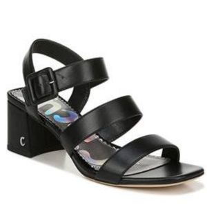 CIRCUS BY SAM EDELMAN Fisher Womens Black Block Heels Size 6 1/2